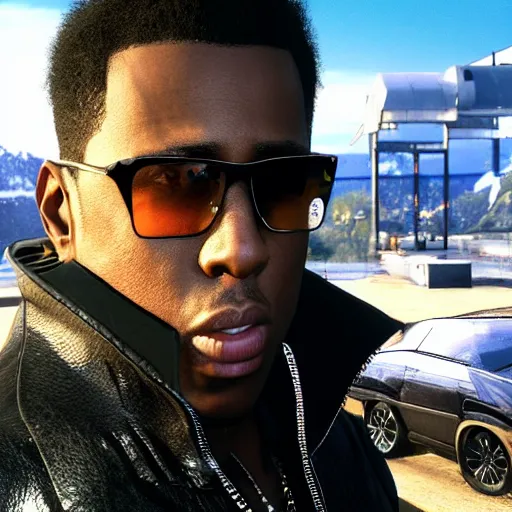 Prompt: Puff Daddy in Final Fantasy XV