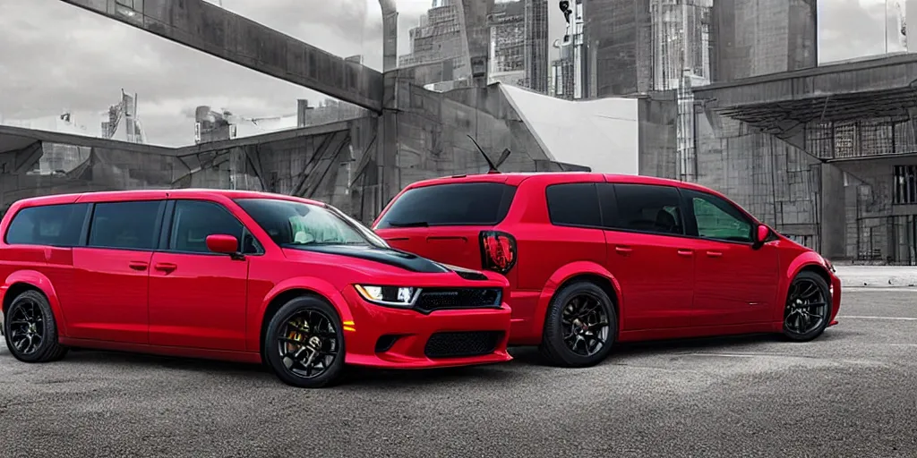 Image similar to “Dodge Hellcat Minivan”