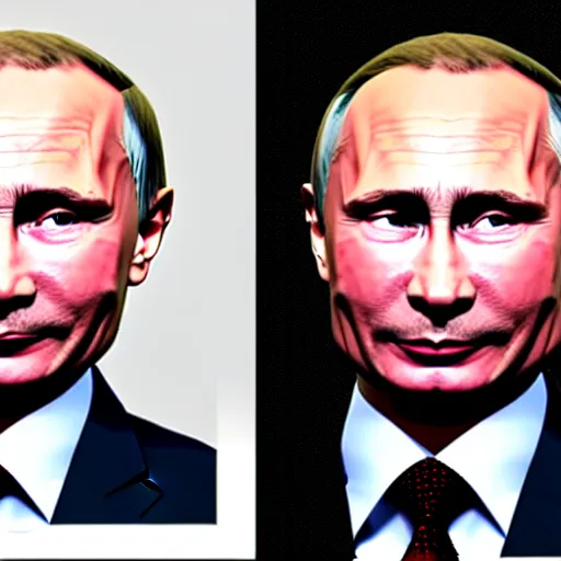 Image similar to Detailed portrait of Vladimir Putin close to reality 2022, in game style 8k wearing only pants with bare torso, his body is old and ugly with sagging old skin,