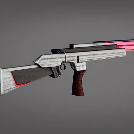 Prompt: gauss shotgun, 3 d render, octane, ray tracing, ultra high detail, photorealistic, uncropped