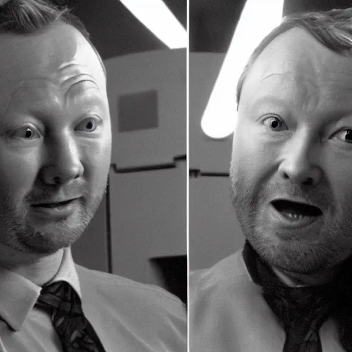 Image similar to limmy in scanners, head exploding, film stills,