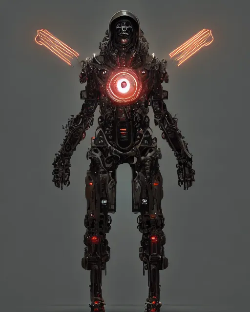 Image similar to benevolent cyborg necromancer, scifi, futuristic, highly detailed, trending on artstation, advanced technology, art by vitaly bulgarov and nivanh chanthara and lance wilkinson