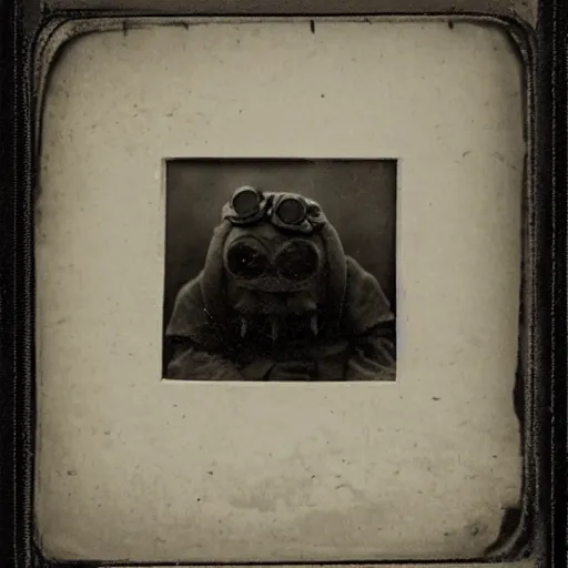 Image similar to tardigrade!!! daguerreotype portrait photograph. inspired by gerard grom and ansel adams. highly detailed. old timey.