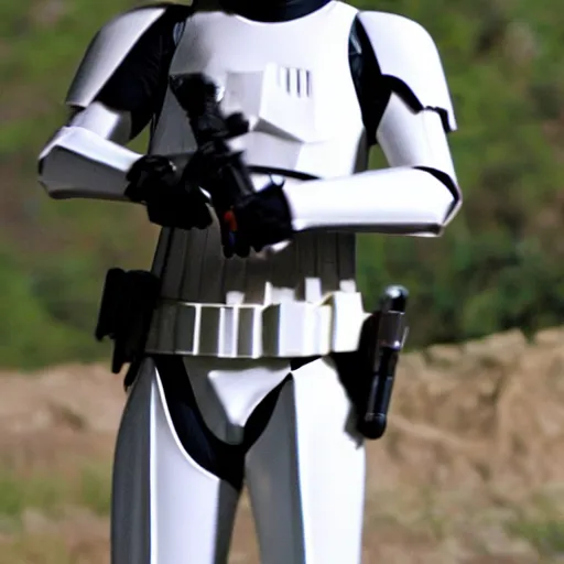 Prompt: emma watson as a clone trooper