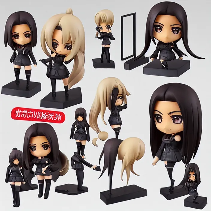 Image similar to kim kardashian, an anime nendoroid of kim kardashian, figurine, detailed product photo