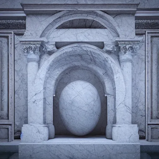 Image similar to “a delicate renaissance marble sculpture covered with water veil, highly detailed transparent marble cloth, gi, global illumination, physically based rendering, photorealistic, top light , dark background”