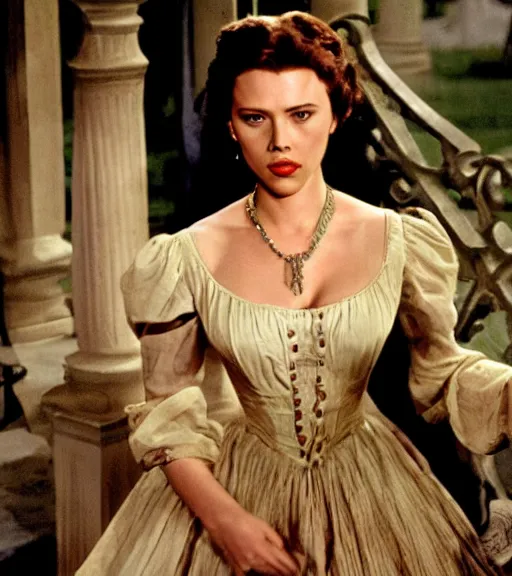 Image similar to Scarlett Johansson in Gone With the Wind