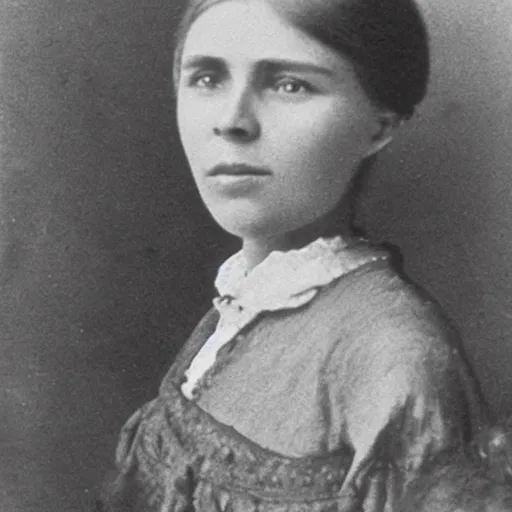 Image similar to daughter of lesya ukrainka and olga kobylianska