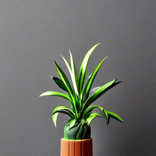 Image similar to an architectural, unique pot made for houseplants, future design, dwell, 3 d printing