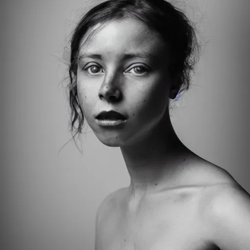 Image similar to photo of young woman by hendrikus van den sande bakhuyzen