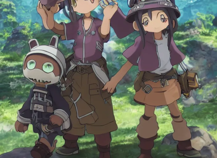 Image similar to riko and reg from made in abyss