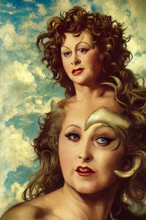 Prompt: A fantasy comic book style portrait painting of Shelley Winters, hybrid, Susan Hayward, as an Atlantean Reptilian Warrior, François Boucher, Oil Painting, Mystical Valkyrie, unreal 5, DAZ, hyperrealistic, octane render, Regal, Refined, Detailed Digital Art, RPG portrait, William-Adolphe Bouguereau, Michael Cheval, Walt Disney (1937), Steampunk, dynamic lighting, Highly Detailed, Cinematic Lighting, Unreal Engine, 8k, HD