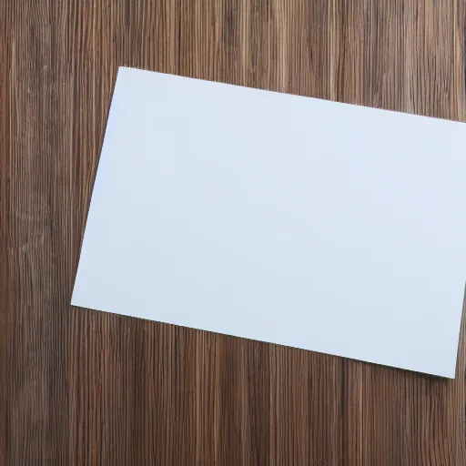 Prompt: white paper on a desk, photograph from a perspective, high definition, high quality photo