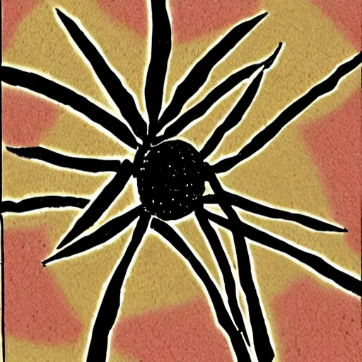 Image similar to robert wyatt spider, art by robert wyatt