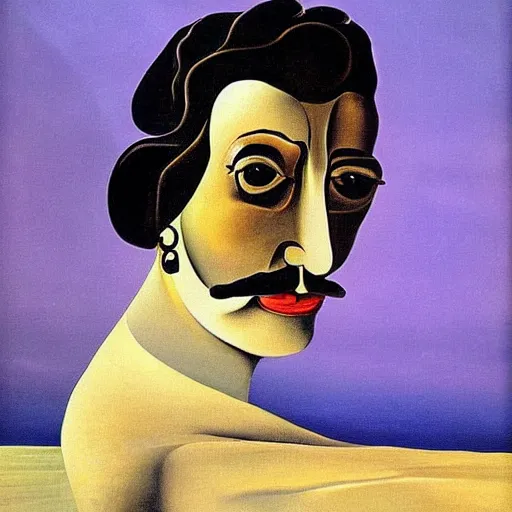 Image similar to wal - e painted by salvador dali