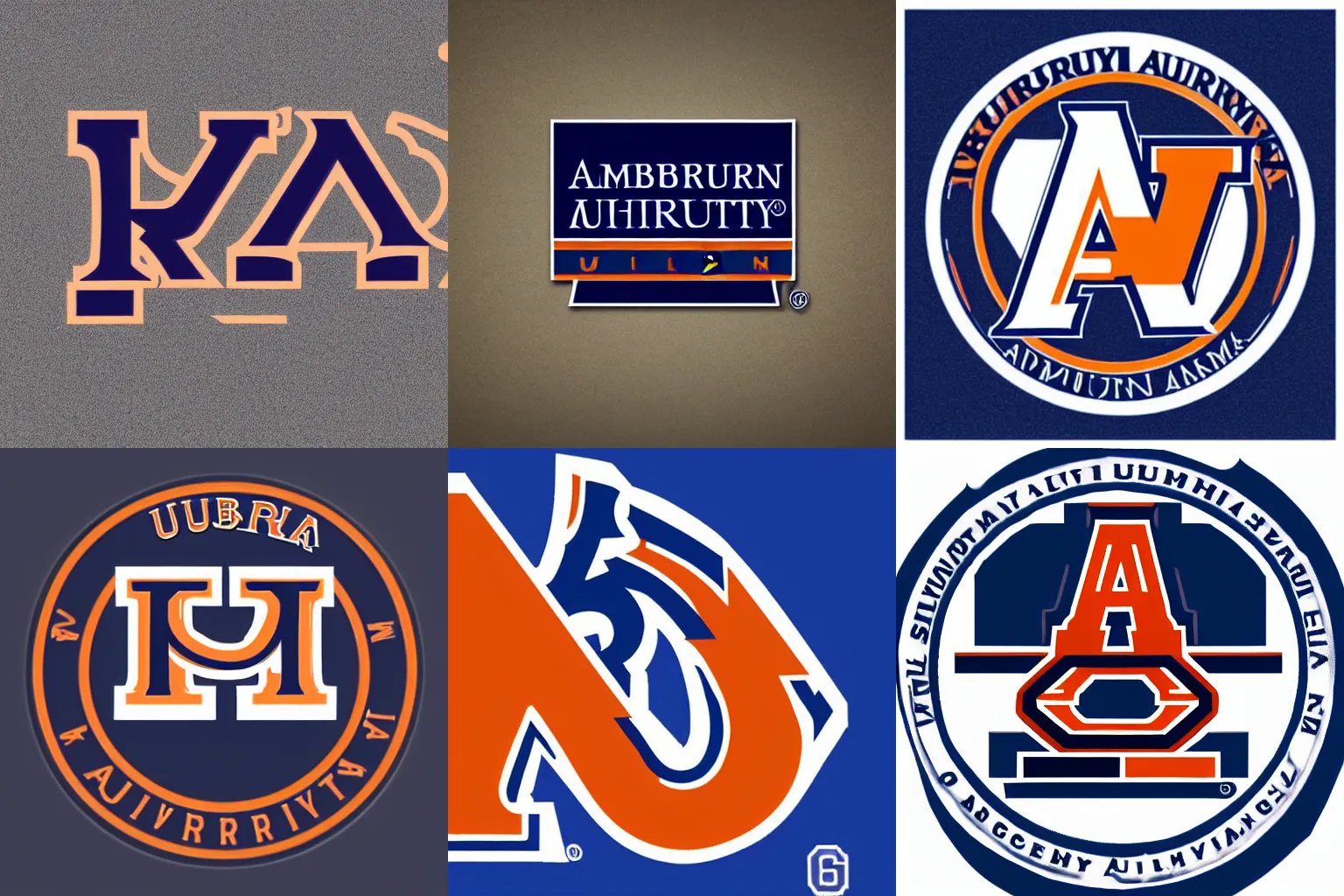 auburn university logo Stable Diffusion