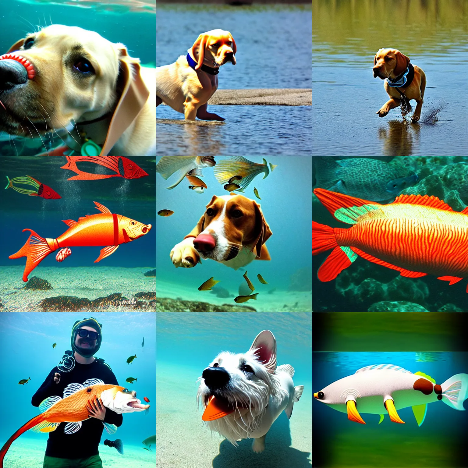 Image similar to fishdog