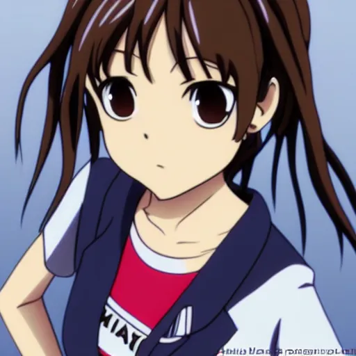 Image similar to professional portrait photograph, realistic photo of haruhi suzumiya from anime the melancholy of haruhi suzumiya.