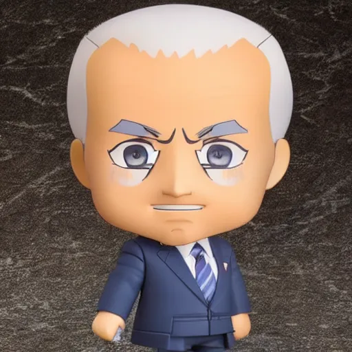 Prompt: biden as An anime Nendoroid