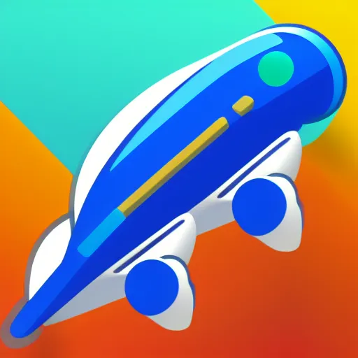 Prompt: submarine as app icon, telegram sticker design, flat design, glossy design, white outline