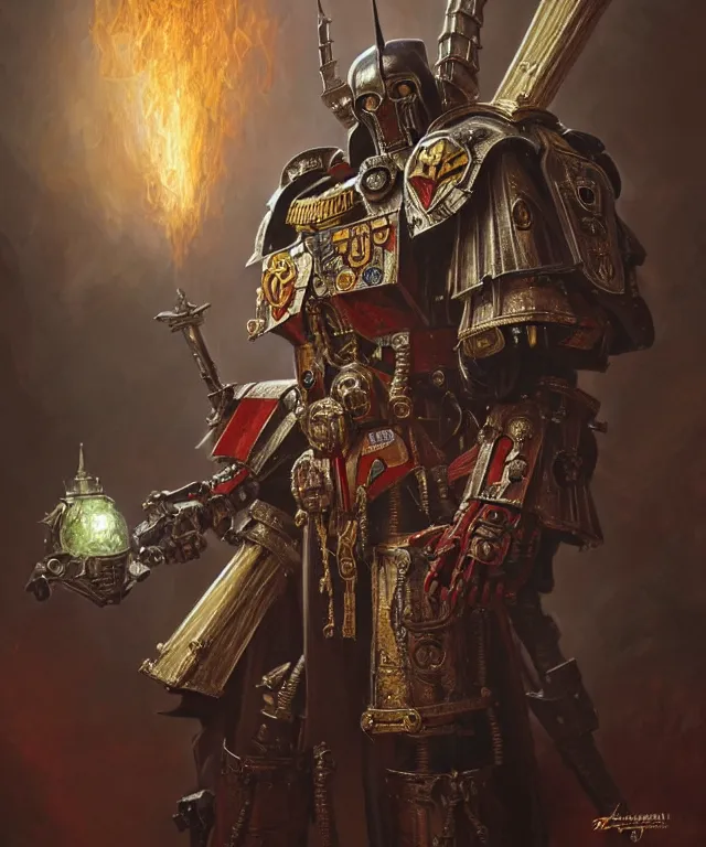 Image similar to Peter Crouch as Warhammer 40k Emperor, portrait, fantasy, intricate, elegant, highly detailed, digital painting, artstation, concept art, smooth, sharp focus, illustration, art by artgerm and greg rutkowski and alphonse mucha