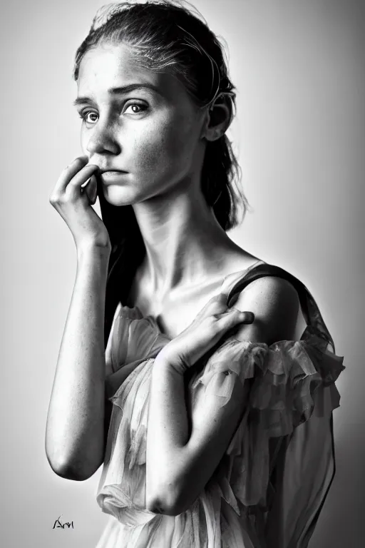 Prompt: photo of beautiful anna, realistic pictures, intricate details, portrait, vogue, sharp focus, pullitzer, award winning photograp of the year, canon eos 5 d mark iv, by karah mew and adnan abidi and jodie bateman