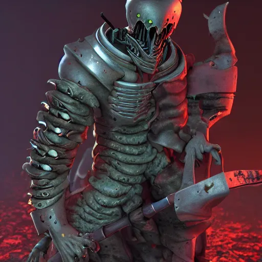 Prompt: Ghoul knight, 8k high quality