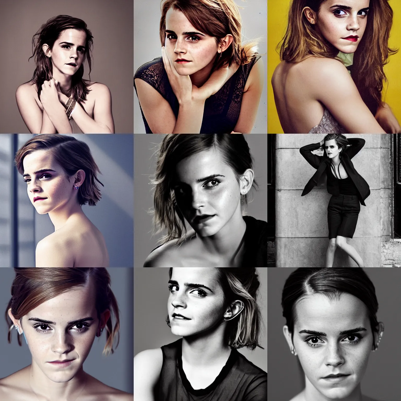 Prompt: emma watson by kathe buchler