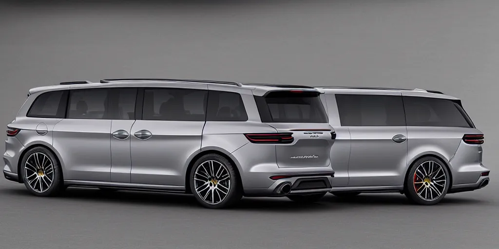 Image similar to “2021 Porsche Minivan, ultra realistic, 4K, high detail”