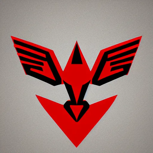 Prompt: geometric white eagle, flying above an open black book, icon, red background, vector, simple logo, cgsociety, artstation