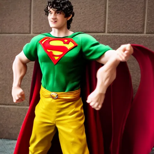 Prompt: Frodo as DC Comics Robin, dslr photo