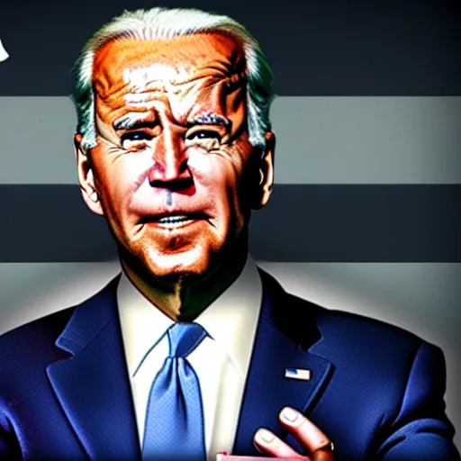 Image similar to Joe Biden in NukeTown from Call of Duty