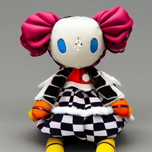 Prompt: cute fumo plush of harlequin