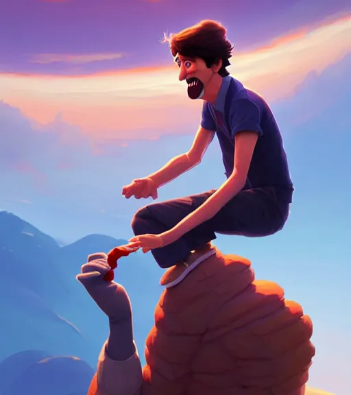 Prompt: sock puppet justin trudeau as sock puppet, loftis, cory behance hd by jesper ejsing, by rhads, makoto shinkai and lois van baarle, ilya kuvshinov, rossdraws global illumination