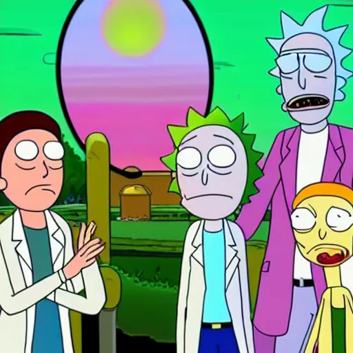 Image similar to portrait of summer, rick and morty forever and forever a hundred years! g
