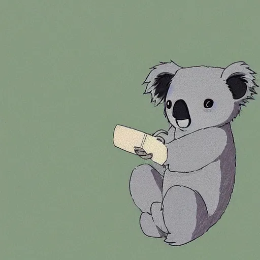Image similar to Cute Koala by Studio Ghibli