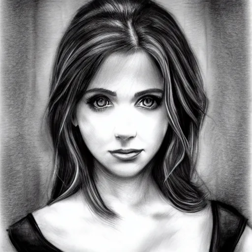 Image similar to amouranth graphite art, highly detailed