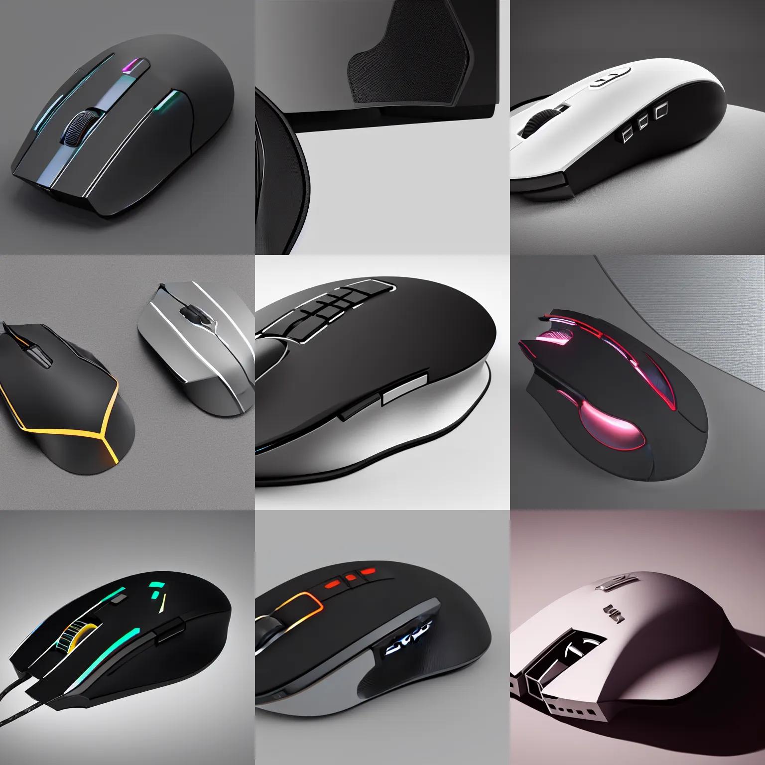 Prompt: luxury high - end gaming mouse, minimalist, graceful curves, strong bespoke shape language, product design shot, octane render, syd mead, 8 k