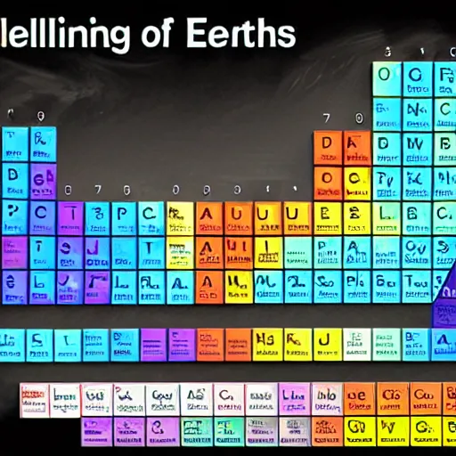 Image similar to periodic table of elements