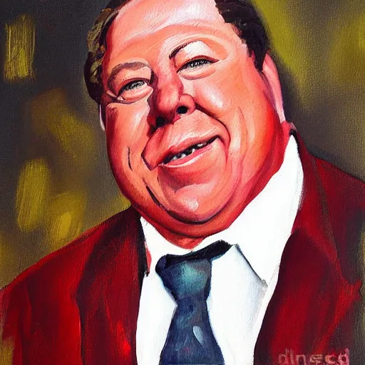 Image similar to George Wendt painting by Thomas-Montacellinio