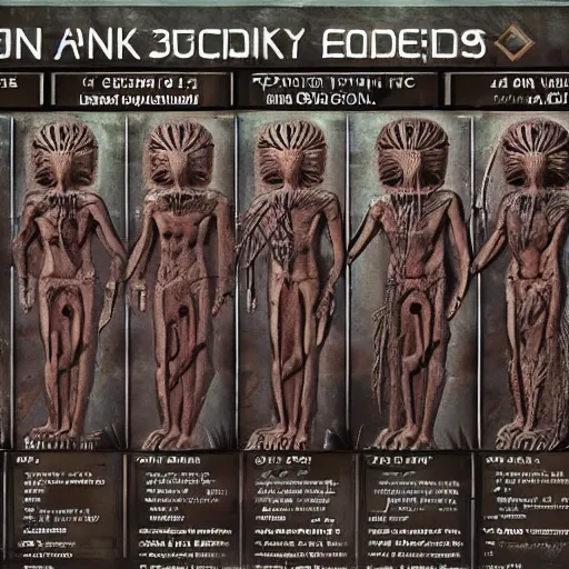 Image similar to the anunnaki have returned