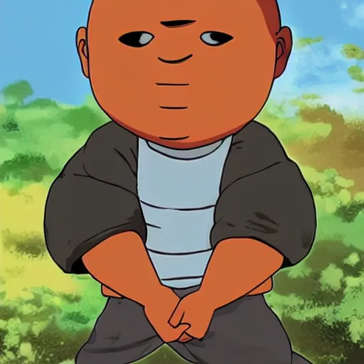 Prompt: african shinchan.