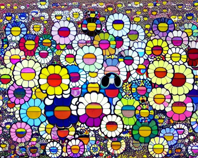 Image similar to artwork by takashi murakami