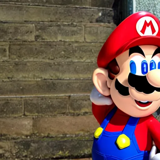 Image similar to Mario in real life