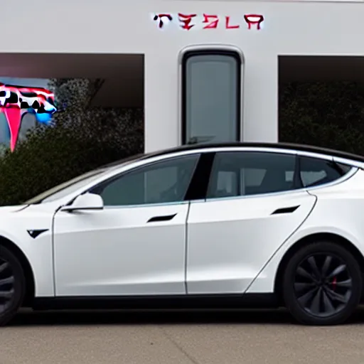 Image similar to tesla station wagon