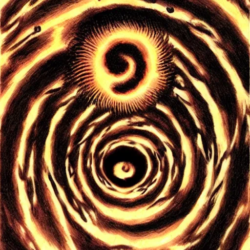 Image similar to uzumaki, by junji ito