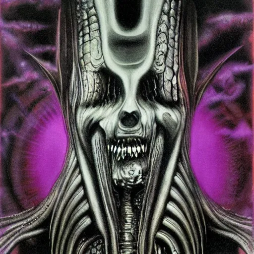 Prompt: post - punk new age album cover, psychedelic, magic, giger h. r.