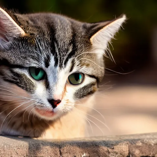 Prompt: a cute friendly cat in Portugal 8k hdr very detailed