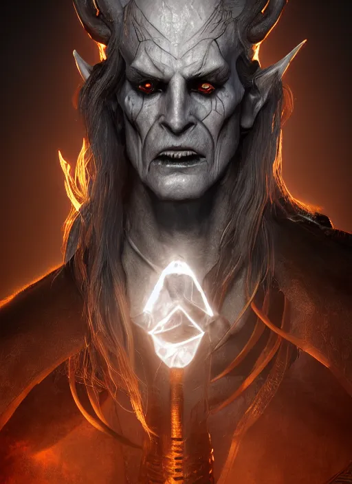 Image similar to hades ultra detailed fantasy, elden ring, realistic, dnd character portrait, full body, dnd, rpg, lotr game design fanart by concept art, behance hd, artstation, deviantart, destiny 2, global illumination radiating a glowing aura global illumination ray tracing hdr render in unreal engine 5