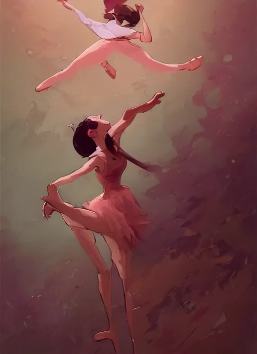 Image similar to ballerina overwhelmed with floating thoughts behance hd artstation by jesper ejsing, by rhads, makoto shinkai and lois van baarle, ilya kuvshinov, ossdraws, that looks like it is from borderlands and by feng zhu and loish and laurie greasley, victo ngai, andreas rocha